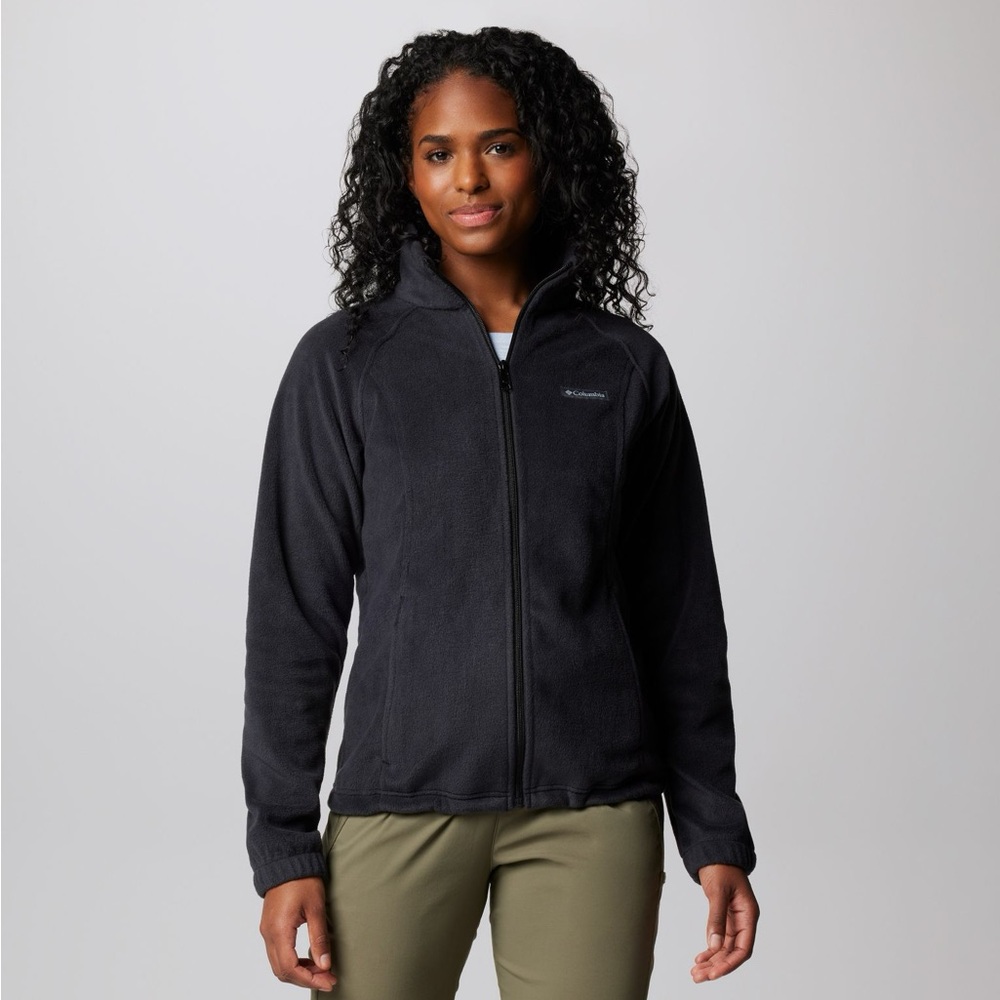Columbia Women's Black Benton Springs™ Full Zip Fleece Jacket Size 2X
